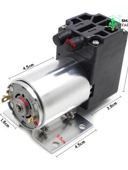 ปั๊มสูญญากาศขนาดเล็ก DC 12V 65-120kpa