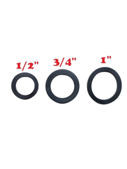 ยางรองข้อต่อพีวีซี (1อัน) ยางรองเกลียว แหวนยางสำหรับข้อต่อท่อ PVC กันรั่ว กันซึม 4หุน 6หุน 1นิ้ว