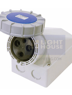 HTN-1331 "DAKO PLUG" เต้ารับติดลอยกันน้ำ (2P+E) 63A 230V IP67