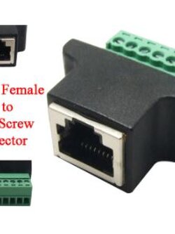 RJ45 to Screw Terminal Adapter RJ45 Female to 8 Pin