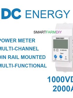 DC power meter RS485 5-1000VDC 2000A (ขายเฉพาะโมดูล DC power meter เท่านั้น)
