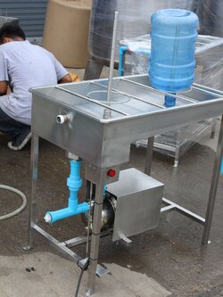 เครื่องล้างถังภายใน ขนาด 20 ลิตร 2 หัวล้างราคาถูก