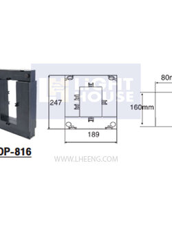DP-816 "DAKO" CLASS 0.5 CT ถอดประกบ หม้อแปลงกระแสไฟฟ้า ( SPLIT CORE CURRENT TRANSFORMER ) 2000/5A , 2500/5A , 3000/5A , 4000/5A , 5000/5A