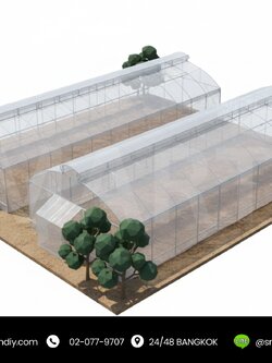 โรงเรือนปลูกพืช พร้อมระบบแสงสว่าง