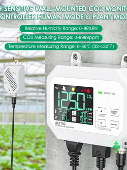 เครื่องควบคุมการจ่ายคาร์บอนไดร์ออกไซต์ CO2 Monitor & Controller