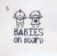 สติ๊กเกอร์ Baby In Car