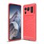เคส Xiaomi Mi 11 Ultra 5G #เคสฝาหลังตกแต่งคาร์บอนไฟเบอร์ ผิวขัดแปรง Brushered TPU Back Case