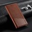 Case Samsung Galaxy Note 10 Lite #เคสฝาพับ MUXMA หนัง PU ออกแบบสีทูโทนมีช่องเสียบบัตร PU Leather Magnetic Wallet