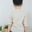 เสื้อเชิ้ตแขนยาว เด็กชาย สีครีม