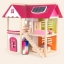 บ้านตุ๊กตาไม้ พร้อมเฟอร์นิเจอร์