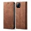 เคส Xiaomi Mi 11 #เคสฝาพับสไตล์ย้อนยุคผิวผ้ายีนส์แบบกระเป๋าสตางค์