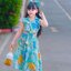 ชุดกระโปรงเด็กหญิง สีสดใส