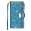 เคส Samsung Galaxy A04s #เคสฝาพับแบบกระเป๋าสตางค์ช่องใส่บัตรหลายช่อง Bling Glitter Case Multi-slot Wallet Zippered Leather พร้อมสายคล้อง