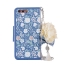 เคส Huawei P10 สไตล์กระเป๋าสตางค์ พิมพ์ลวดลายดอกมะลิใช้หนังวัสดุคุณภาพสูง