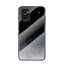 เคส OPPO A76 #เคสฝาหลัง Gradient Color Glass + PC + TPU Hybrid Case