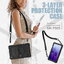 Case Samsung Galaxy Tab A7 10.4" 2020 (T500,T505,T507) #เคสฝาหลังมีสายรัดสวมมือ มีสายคล้องไหล่ 3 Layer Silicon Plastic Stand cover with strap