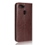 เคส OPPO A12 #เคสฝาพับแบบกระเป๋าสตางค์หนังแท้ Crazy Horse Genuine Leather Wallet Shell