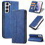 เคส Samsung Galaxy S21 FE 5G#เคสหนัง PU สไตล์กระเป๋าสตางค์พร้อมช่องใส่การ์ด Luxury Flip Stand Card Phone Leather Wallet Cover Casing Auto-absorbed Smartphone