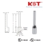 PTNB หัวเสียบก้านไม้ขีดกลมเปลือย,NON-INSULATED PIN TERMINALS