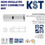 BNT ข้อต่อย้ำสายแบบย้ำเปลือยมีรู,NON-INSULATED BUTT CONNECTORS