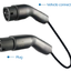 EV Charging Cable Type 2 (IEC 62196) to Type 2 (IEC 62196)