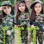 ชุดเด็ก ชุดหมีลายพรางพร้อมหมวก