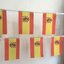 ธงชาติสเปน (ธงราวสเปน) Spain Small Flag Decoration
