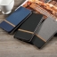 Case LG K8 เคสฝาพับ Cross Texture PU ปกเสริมแผ่นเหล็ก เคสออกแบบสวยงามทันสมัย
