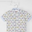 เสื้อเชิ้ตแขนสั้น เด็ก 1 ถึง 5 ขวบ ลายมอไซค์