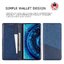 เคส Huawei Y7p #เคสฝาพับ MUXMA หนัง PU ออกแบบสีทูโทนมีช่องเสียบบัตร PU Leather Magnetic Wallet