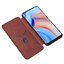 Case OPPO Reno 5 Pro 5G #เคสฝาพับลายคาร์บอนไฟเบอร์มีช่องใส่การ์ด Carbon Fiber Wallet Card Slot Magnet Stand Phone Cover