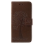 เคส Samsung Galaxy A8+ (2018) #เคสฝาพับพิมพ์ลายต้นไม้นกฮูกกระเป๋าสตางค์ Imprint Tree and Owls Wallet PU Leather