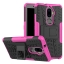 Case Lenovo K8 Plus #เคสฝาหลังไฮบริดรูปแบบยางรถยนต์ Kickstand TPU + PC 2 in 1 สีสันสวยงามทันสมัย