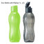 Eco Bottle 1 L. (ขวดน้ำทัพเพอร์แวร์ขนาด 1 ลิตร) สีชาร์โคล+เขียว แบบฝาจุก