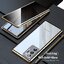 Case Samsung Galaxy Note 20 Ultra / Note 20 Ultra 5G เคสประกบหน้าหลังกระจกด้านหน้า Anti-peep Adsorption Privacy Glass ป้องกันการมองด้านข้าง ขอบโลหะดูดซับแม่เหล็ก Fully Protection Magnetic Adsorption Glass Metal Phone Protective