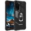 เคส Samsung Galaxy S21 FE 5G #เคสฝาหลังใสขอบทึบ +TPU Hybrid Case มีแหวนสวมนิ้วโลหะ