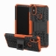 Case Xiaomi Mi A2 Lite #เคสฝาหลังกันลื่น Cool Tyre Pattern Kickstand (PC + TPU)