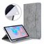 Case Samsung Galaxy Tab S6 Lite 10.4 SM-P610 P615 P617 #เคสฝาพับหนัง PU ลายผิวผ้ามีช่องใส่ปากกา with Pencil Holder Stand Business Card Slot Cover