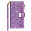 เคส Samsung Galaxy A04s #เคสฝาพับแบบกระเป๋าสตางค์ช่องใส่บัตรหลายช่อง Bling Glitter Case Multi-slot Wallet Zippered Leather พร้อมสายคล้อง