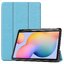 เคส Samsung Galaxy Tab S6 Lite with pencil slot 10.4 SM-P610 P615 P617 #เคสฝาพับหนัง PU แบบ 3 พับมีช่องเก็บปากกาในตัว