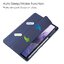 เคส Samsung Galaxy Tab S7 FE 12.4"(T730,T736) #เคสฝาพับปกหนัง PU แบบ 3 พับด้านหลังใส พับตั้งได้มีช่องใส่ปากกา Leather Tri-fold Stand Shell Cover with Auto Sleep