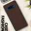Case Samsung Galaxy S10+ #เคสฝาหลังรูปแบบ Cloth Texture PU Leather + TPU