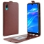 Case Y7 Pro (2019) #เคสฝาพับแนวตั้งหนัง PU ผิวหนังม้า Crazy Horse Skin Leather