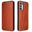 Case OPPO Reno 5 Pro 5G #เคสฝาพับลายคาร์บอนไฟเบอร์มีช่องใส่การ์ด Carbon Fiber Wallet Card Slot Magnet Stand Phone Cover