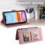 เคส iPhone 13 Pro Max #เคสฝาพับหนัง PU สไตล์กระเป๋าสตางค์พร้อมช่องใส่การ์ด Luxury Flip Stand Card PU Leather Phone Wallet Cover Case