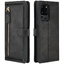Case Galaxy S21 Ultra 5G #เคสฝาพับแบบกระเป๋าสตางค์ช่องใส่บัตรหลายช่อง Multi-slot Wallet Zippered Leather พร้อมสายคล้อง (สินค้าตัวอย่างสินค้าจริงตรงตามรุ่น)