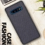Case Samsung Galaxy S10+ #เคสฝาหลังรูปแบบ Cloth Texture PU Leather + TPU
