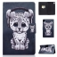 Case Huawei MediaPad M6 8.4 นิ้ว #เคสฝาพับพิมพ์ลายหนัง PU พร้อมที่เก็บการ์ด Pattern Printing PU Leather Tablet Stand Case with Card Storage