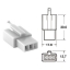 ปลั๊กต่อสายไฟในรถยนต์ AUTOMOTIVE CONNECTORS ,110 ML SERIES UNSEALED 1.25sqmm