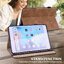 Case Samsung Galaxy Tab S7 SM-T870 SM-T875 #เคสฝาพับหนัง PU มีช่องใส่บัตรปกเย็บลายเส้น Stitching Line Design Solid Color Leather Tablet Stand Cover with Card Holder